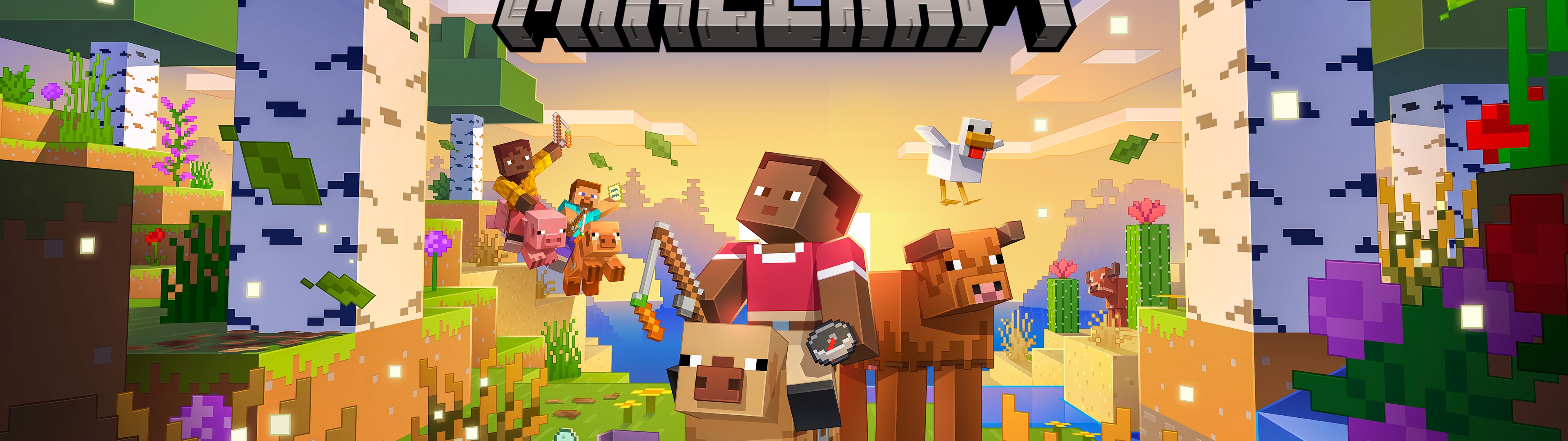 Minecraft Wallpaper 4K, Spring to Life, 2025 Games