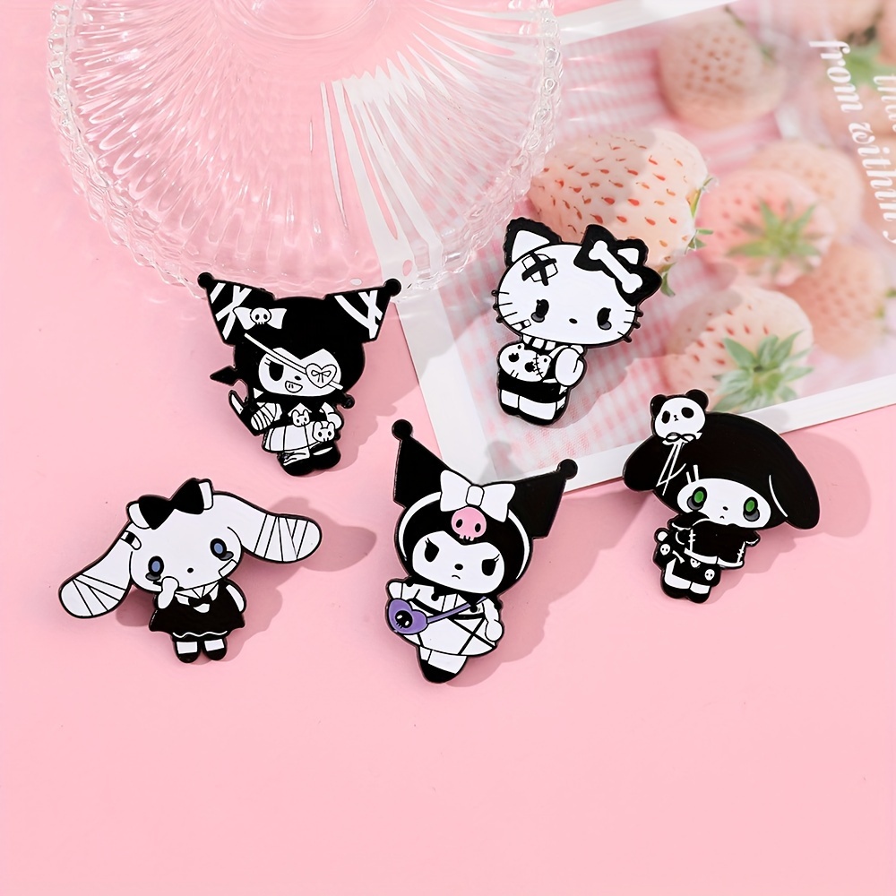 Cheap hello kitty brooch 2026 Iigen Halloween Brooch Kuromi Melody Hello Kitty Temu Canada