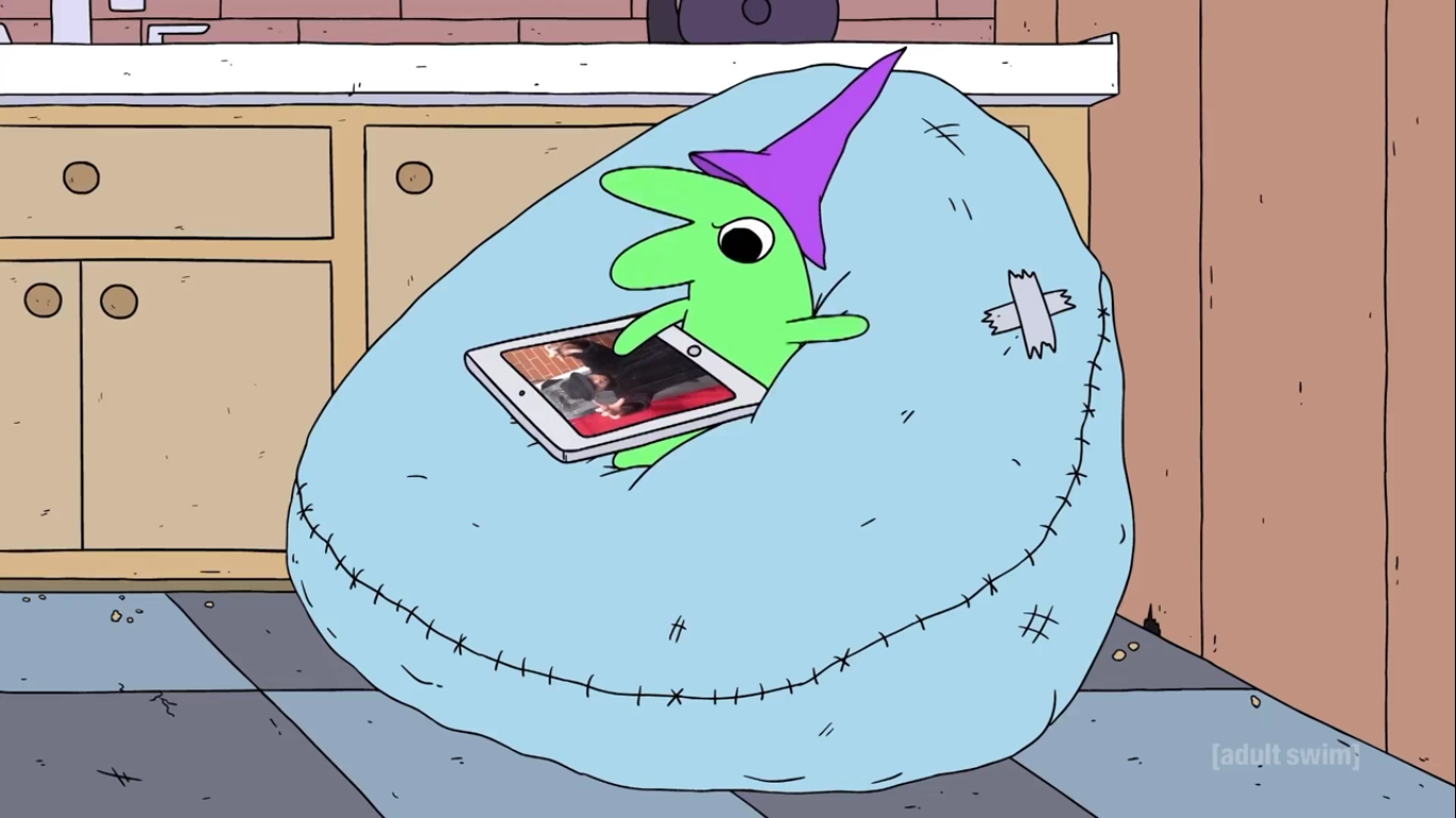 Any idea what Glip (?) is watching here?