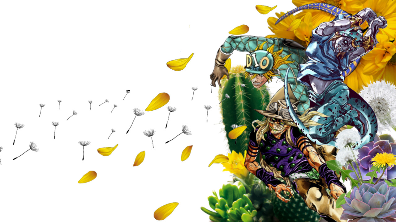 Jojo SBR collage computer background (1600x900 pixels) *Free To Use* Let me know if I should make phone bgs! -FT