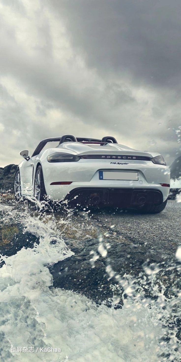 White Porsche Cinematic