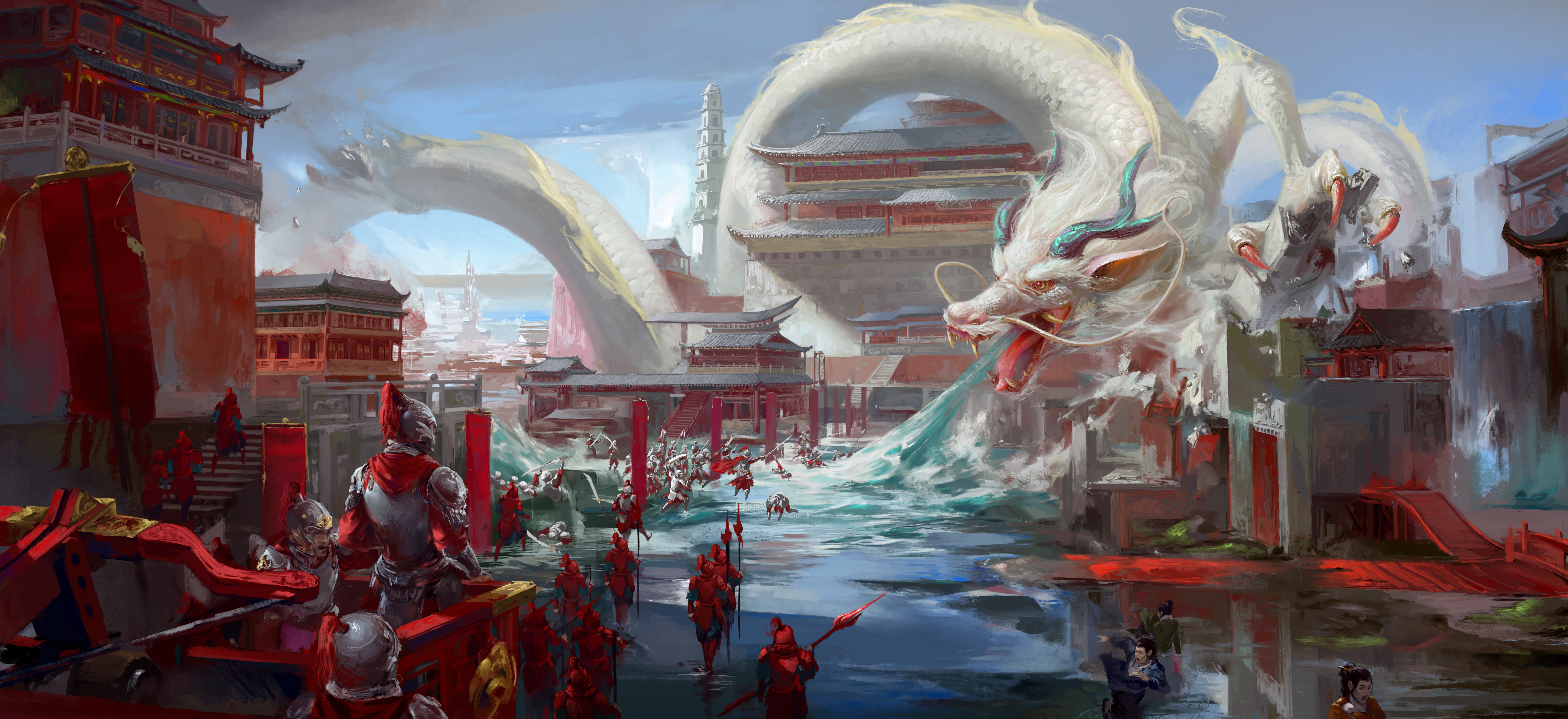Download Chinese Dragon Fantasy Dragon 4k Ultra HD Wallpaper