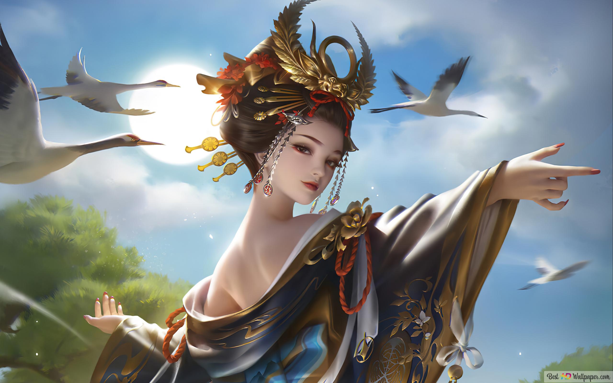 Most Beautiful Chinese Princess Fantasy 4K wallpaper download