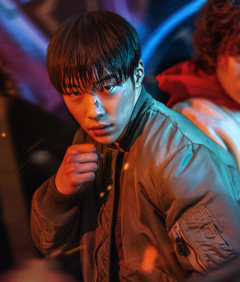 Bloodhounds 2023 Do Hwan (Geon Woo) Green Aviator Jacket