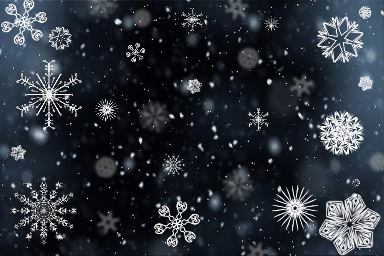 Free Snowflake Background & Christmas Image