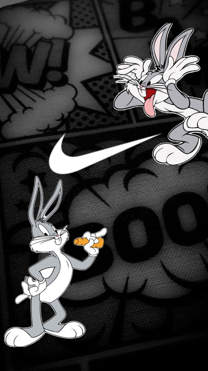 Bugs bunny/ Nike wallpaper. Fond d'ecran dessin, Fond d'écran coloré, Fond d'écran téléphone