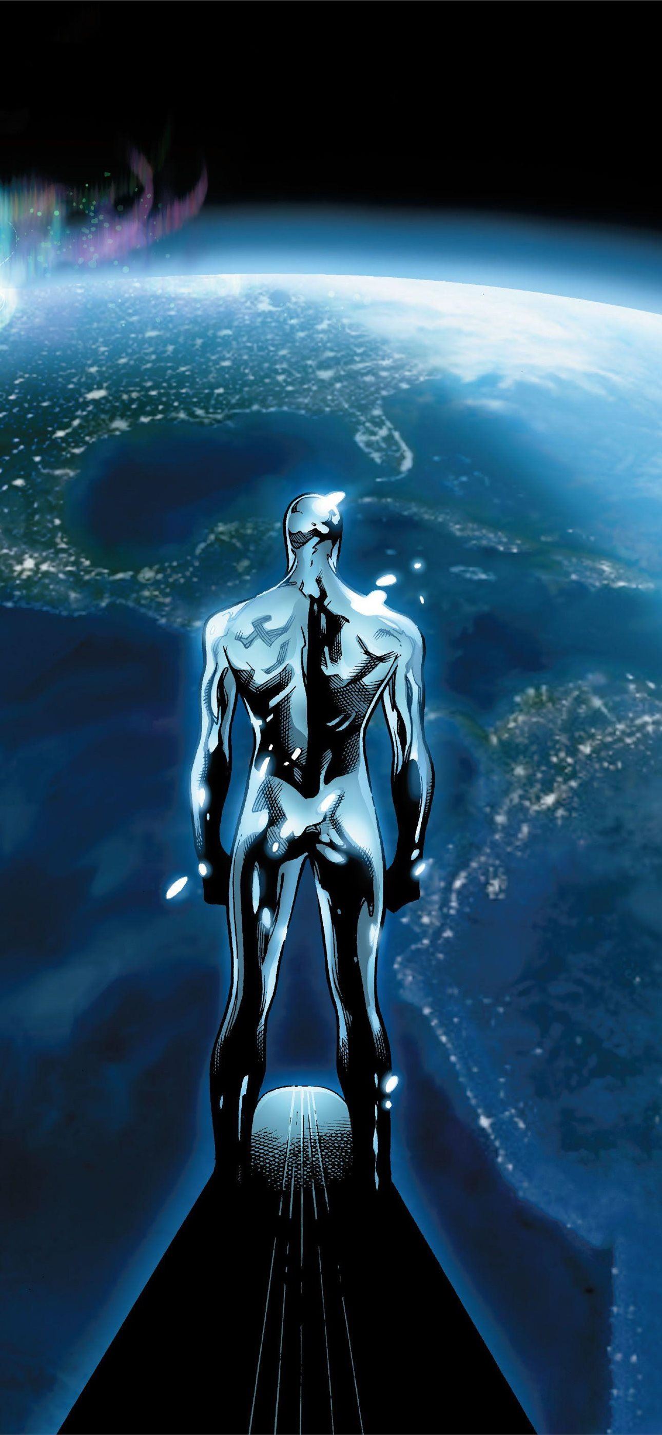 silver surfer iPhone Wallpaper Free Download
