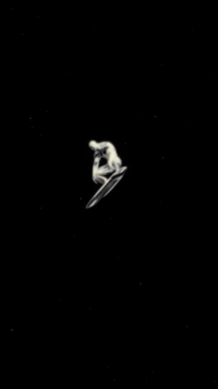 Silver Surfer in Space Mobile Live Wallpaper