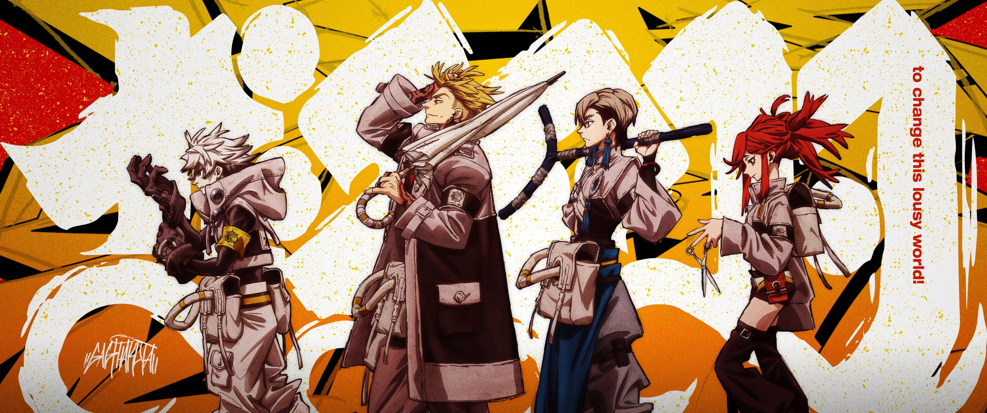 Gachiakuta Wallpaper 4K, Character poster, Gritty