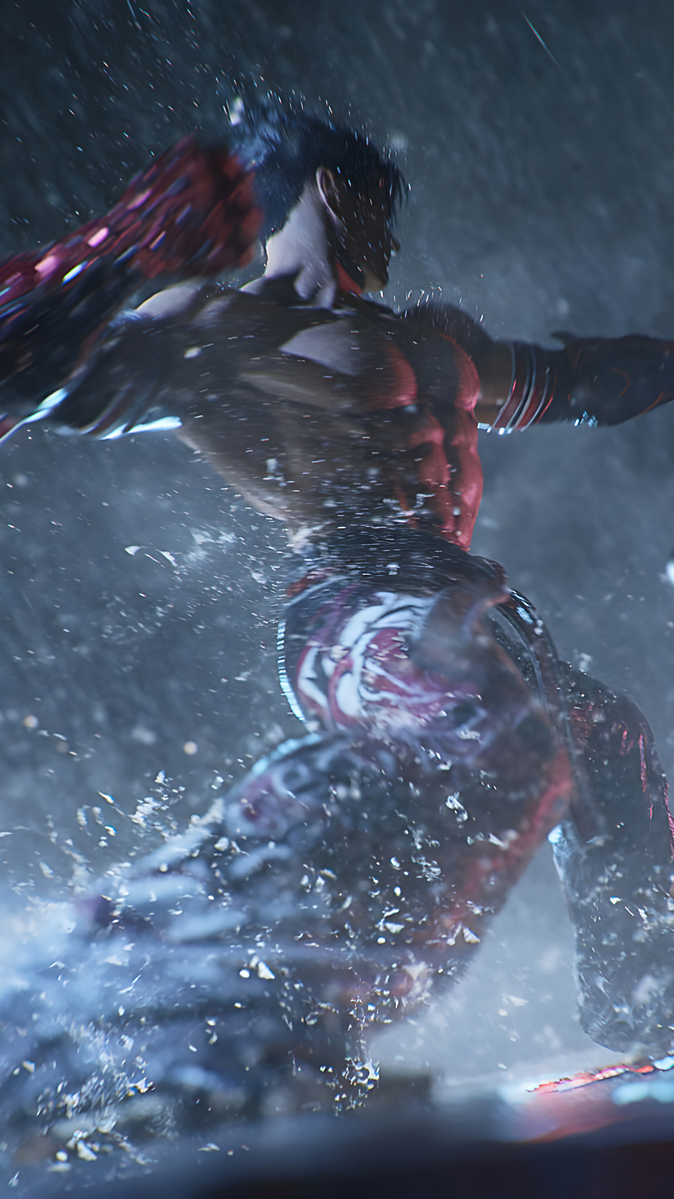 Tekken 8 Jin Kazama vs. Kazuya Mishima 4K Wallpaper iPhone HD Phone j