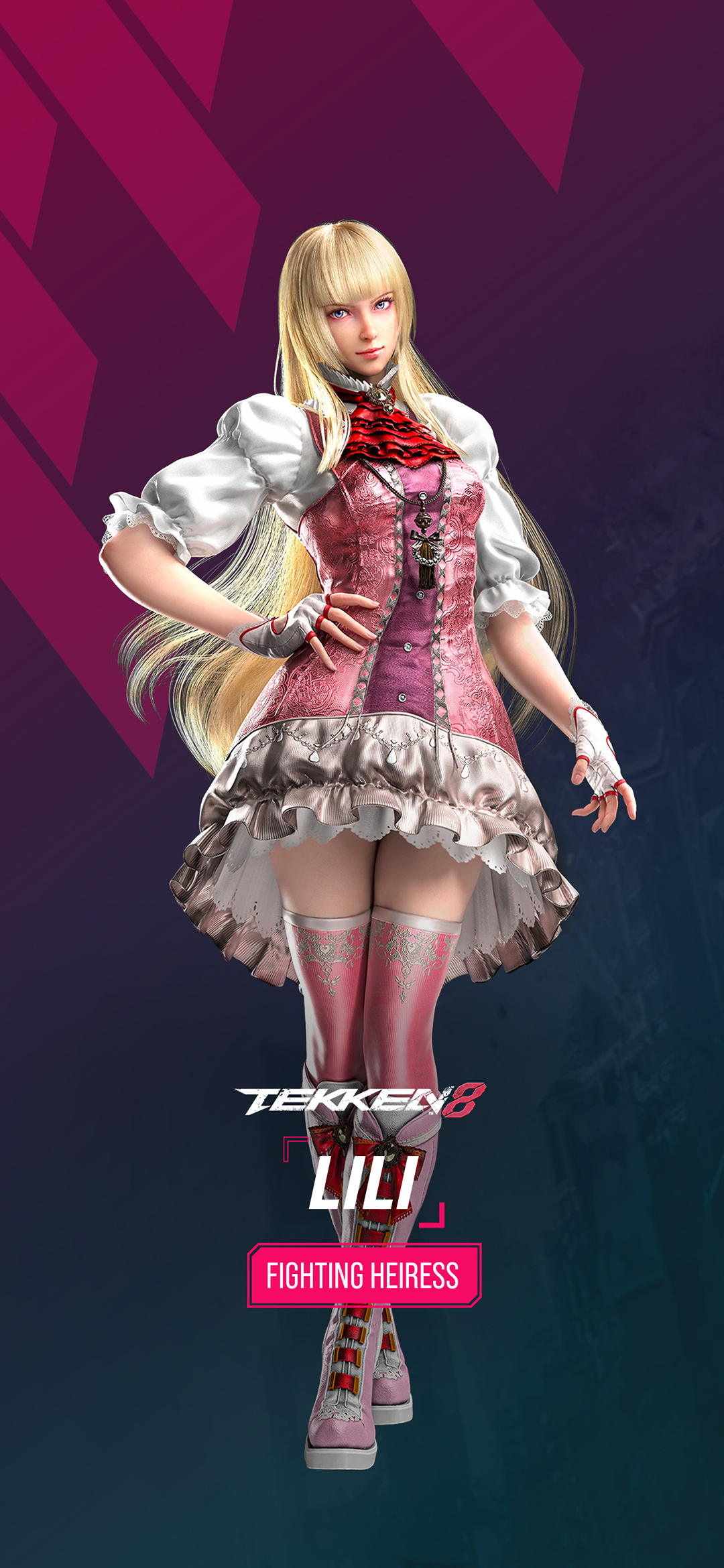 Tekken 8 Lili Wallpaper with Monocle