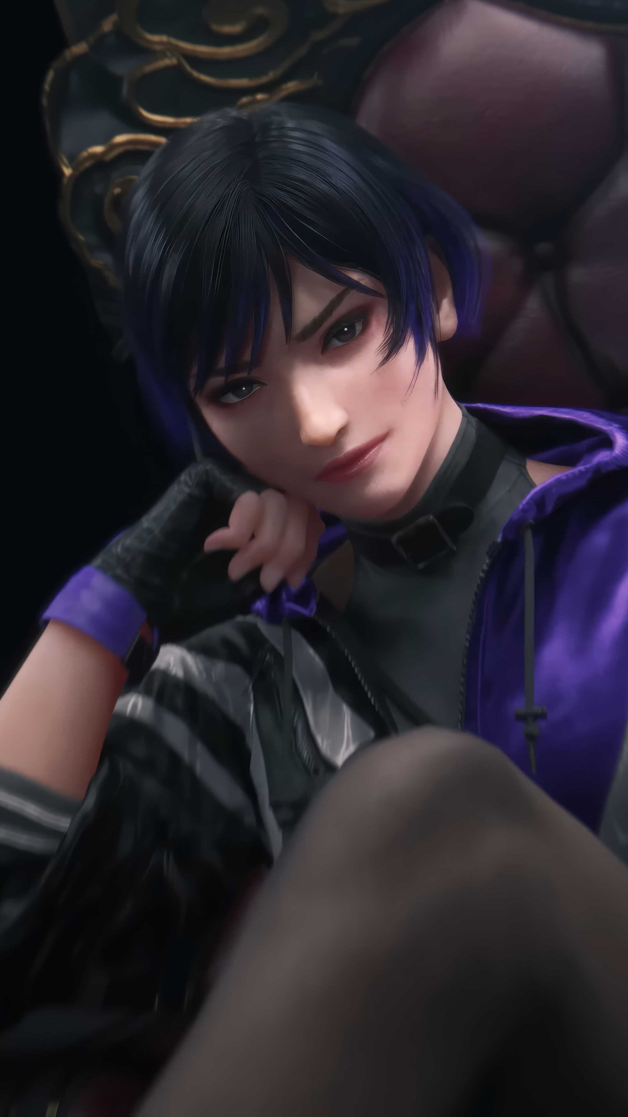 Reina Tekken 8 4K Wallpaper iPhone HD Phone n