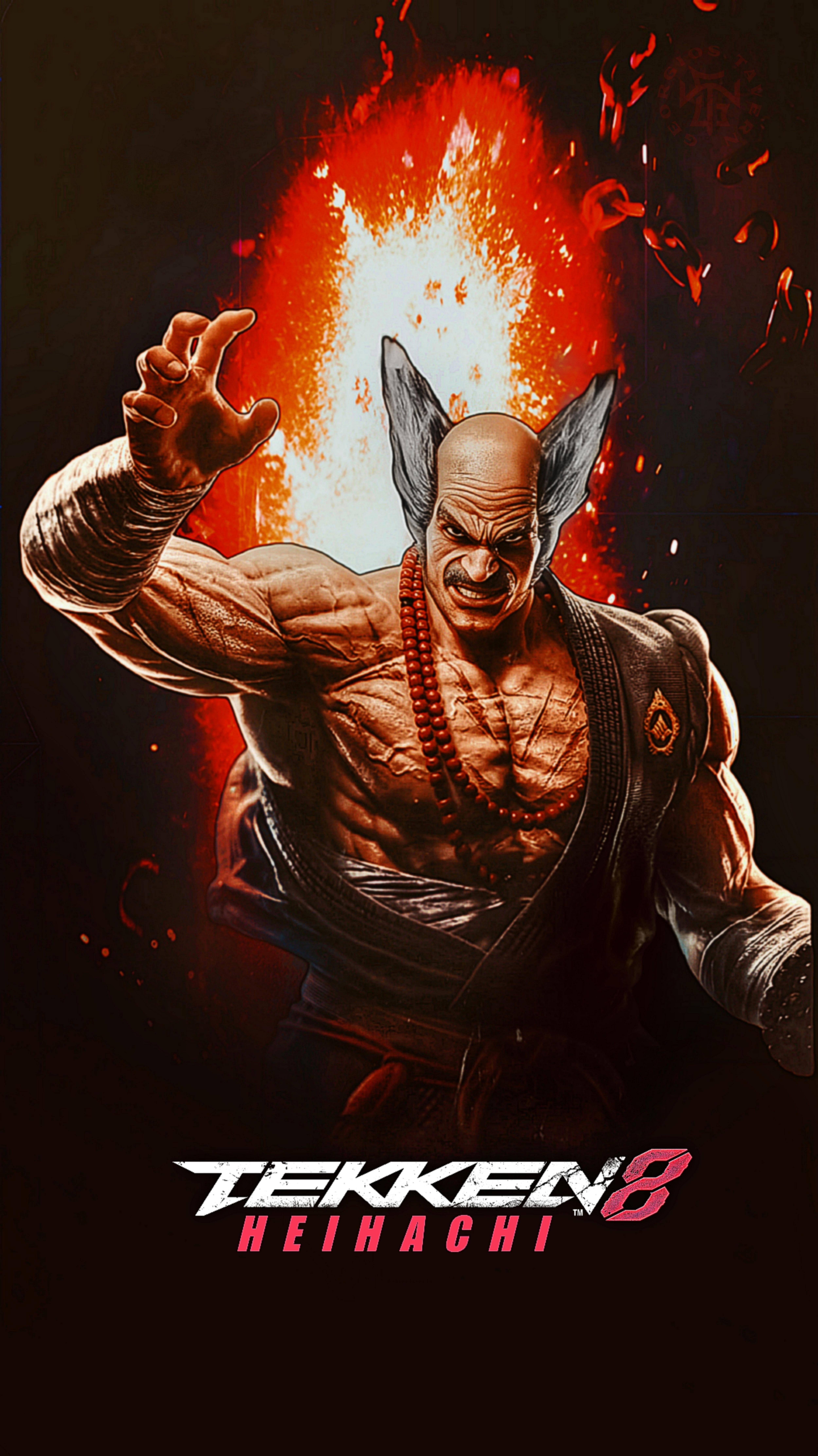 TEKKEN 8 HEIHACHI Phone Wallpaper