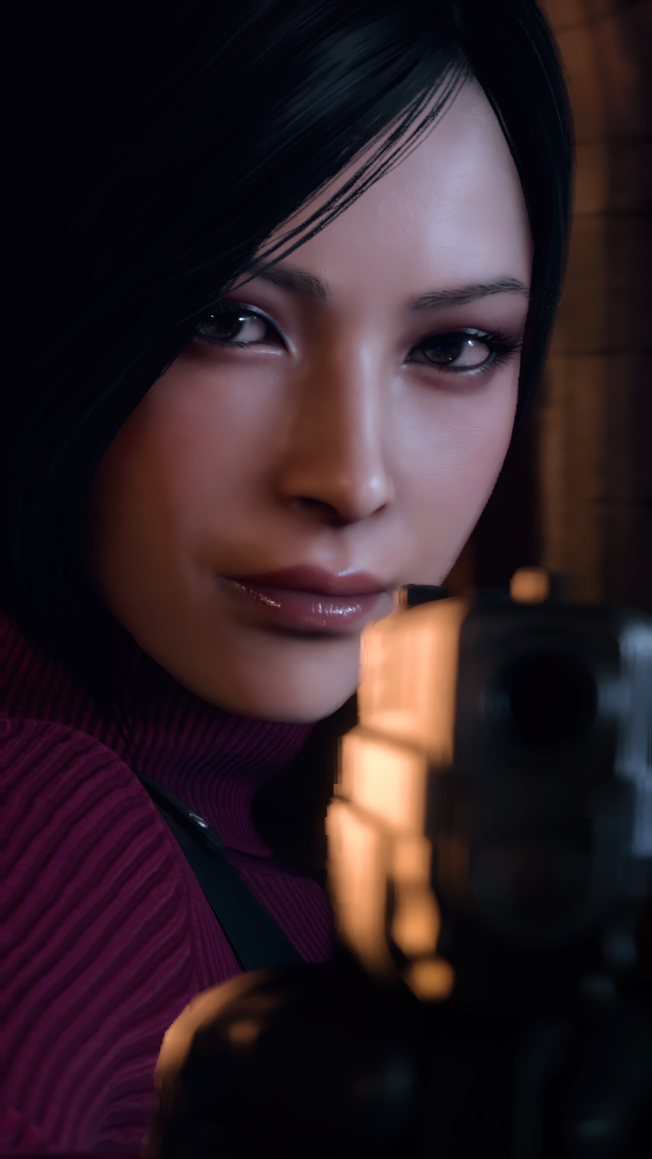 Resident Evil 4 Ada Wong Game Remake 4K Wallpaper iPhone HD Phone j