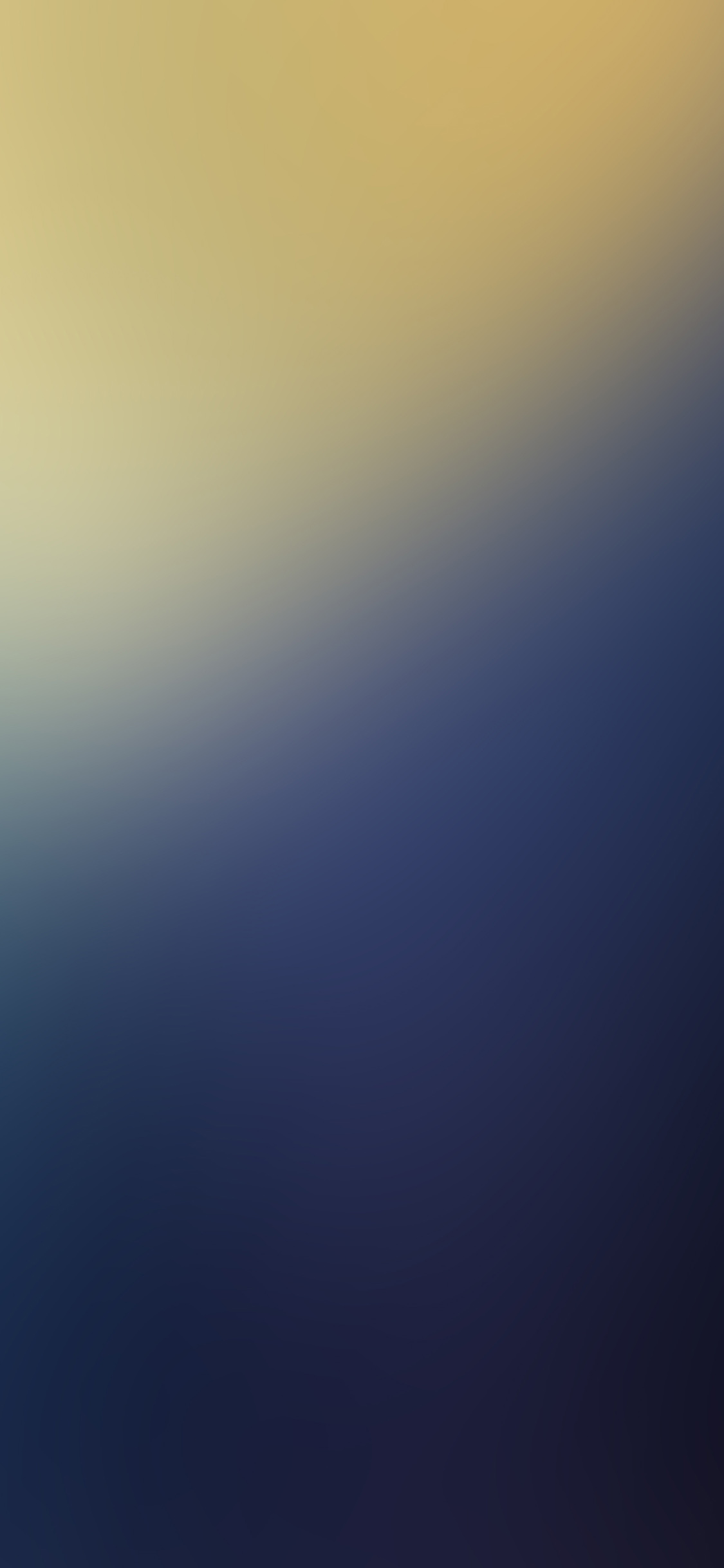 iPhone X wallpaper. official night blue dark yellow gradation blur