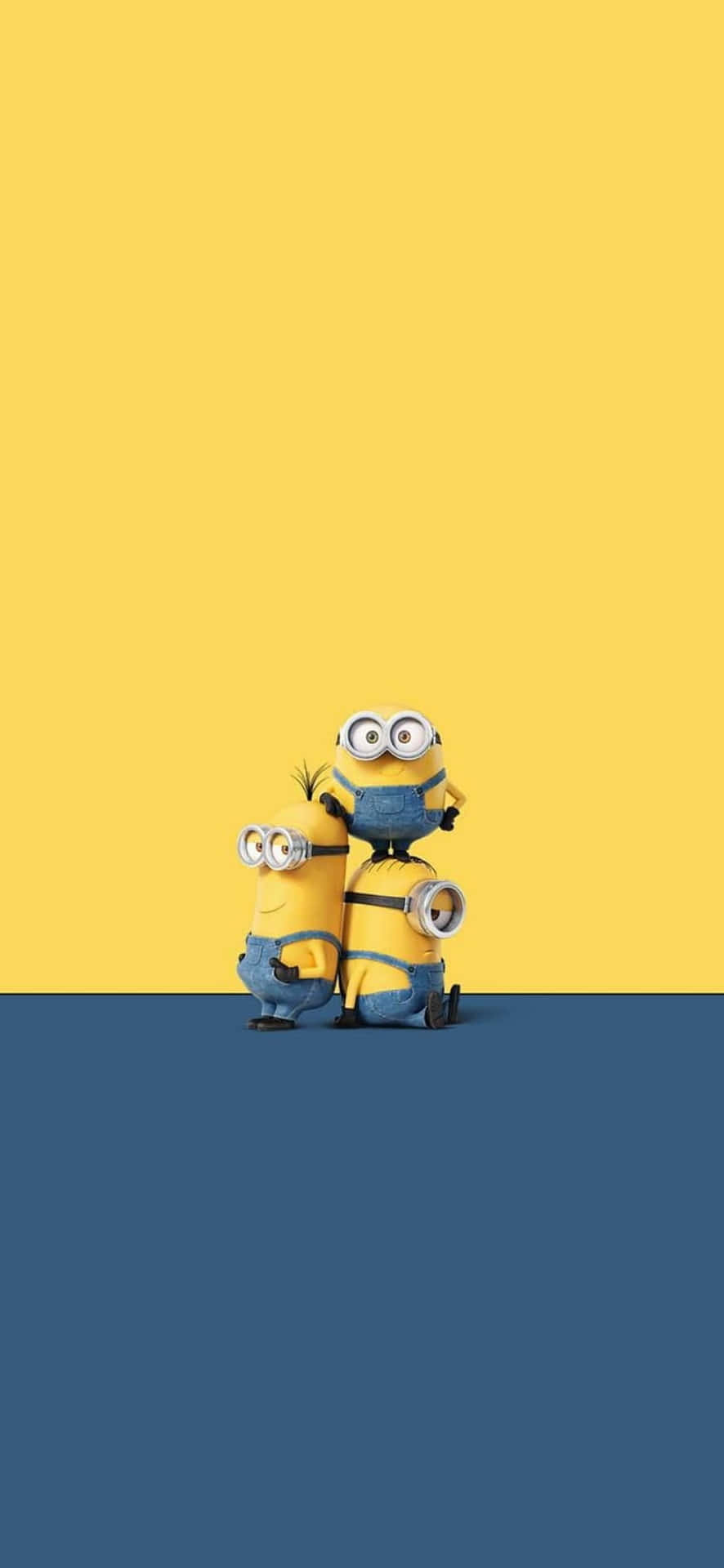 Download Yellow And Blue Despicable Me Minion iPhone Wallpaper