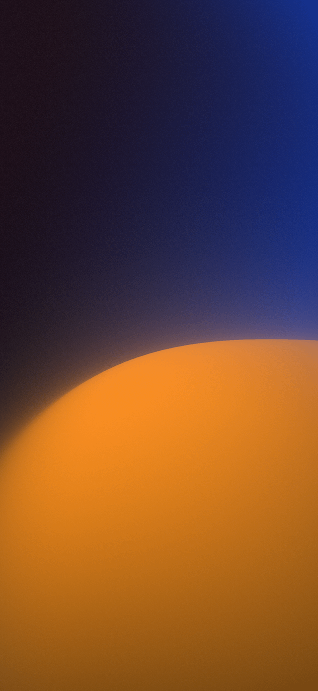 A yellow and blue gradient wallpaper for iPhone and iPad