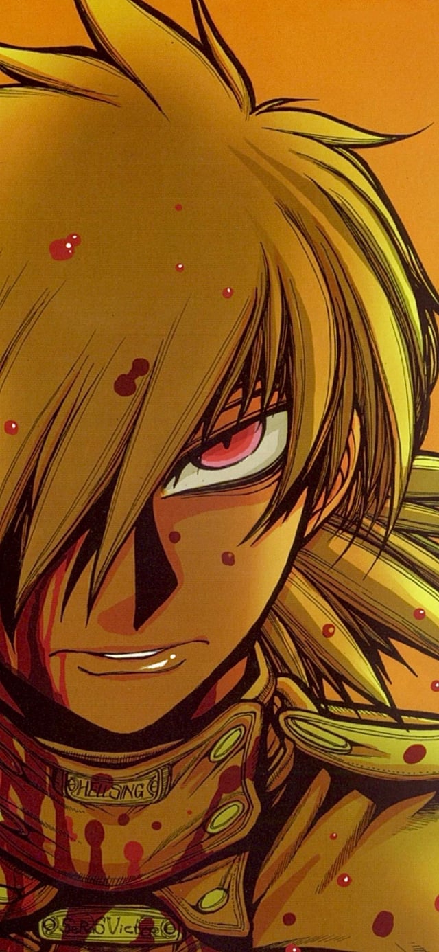 Made A Few Mobile Sized Wallpaper From The Manga And Art Book!