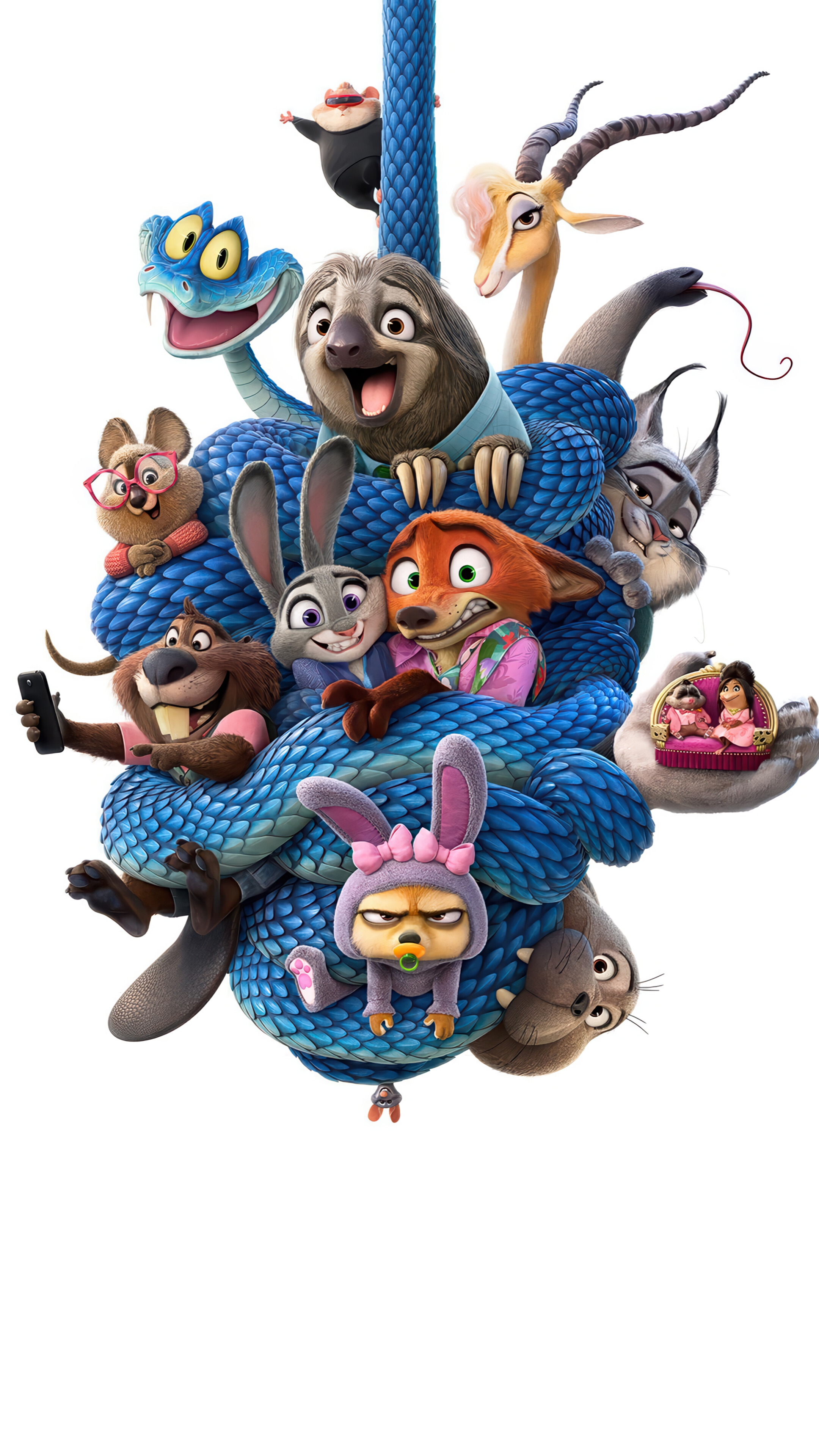 Zootopia 2 All Characters 4K Wallpaper iPhone HD Phone