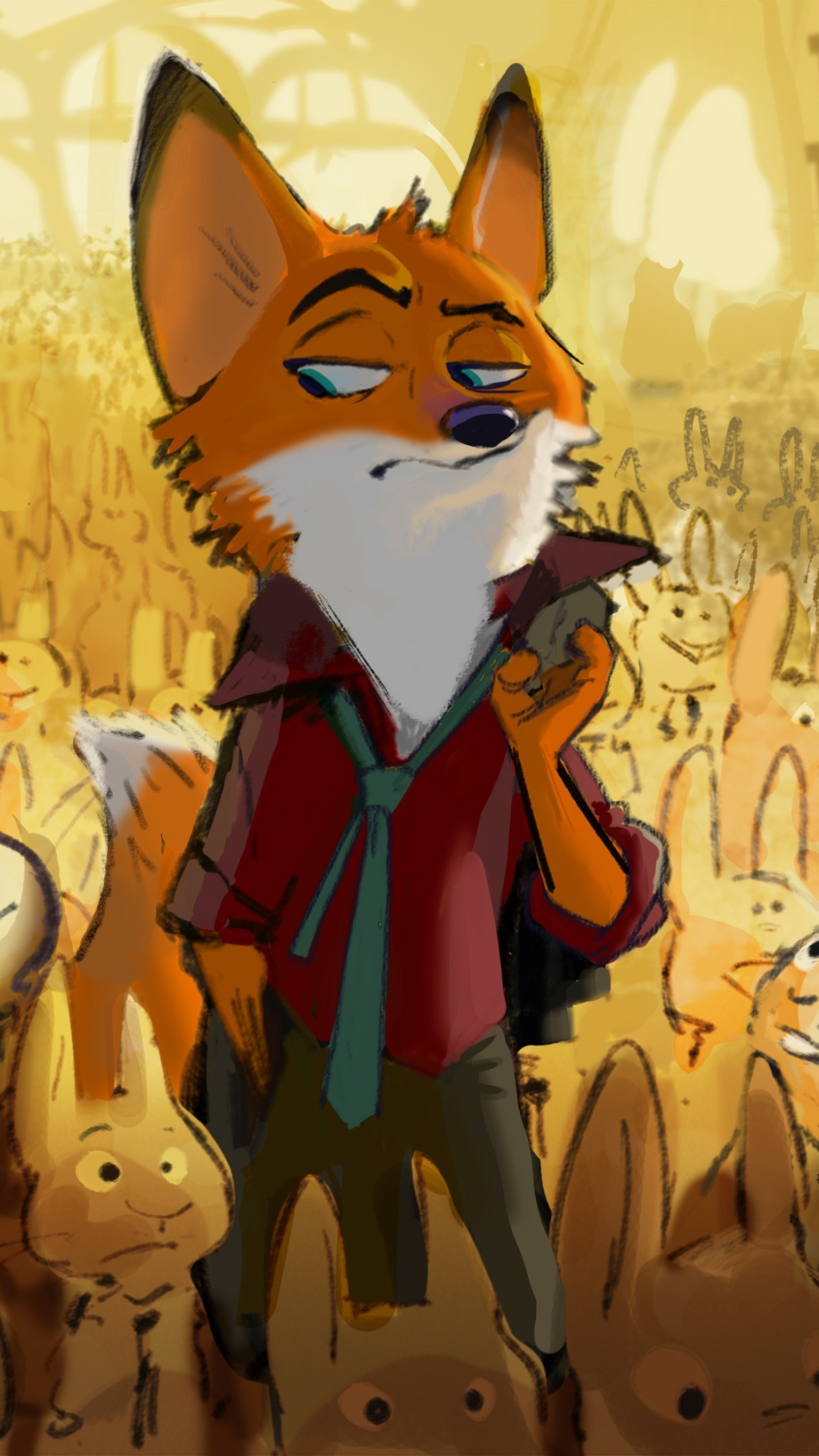 Phone wallpaper: Zootopia, Movie, Nick Wilde 1238673