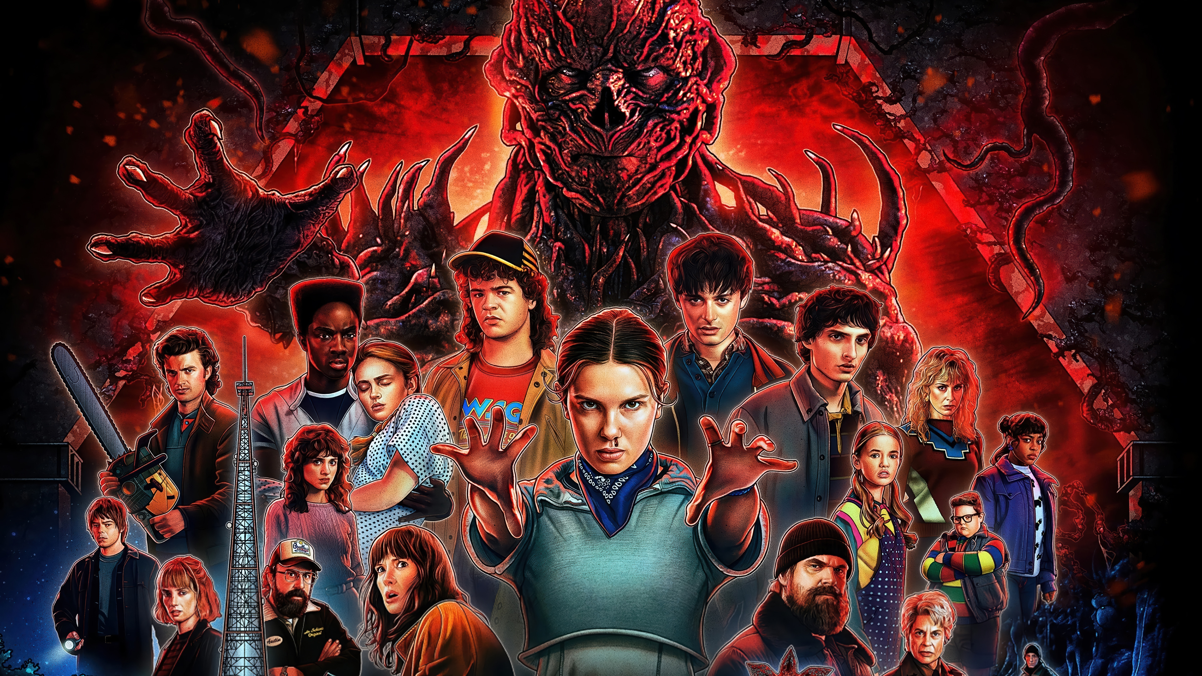 Stranger Things S5 Wallpaper 4K HD PC