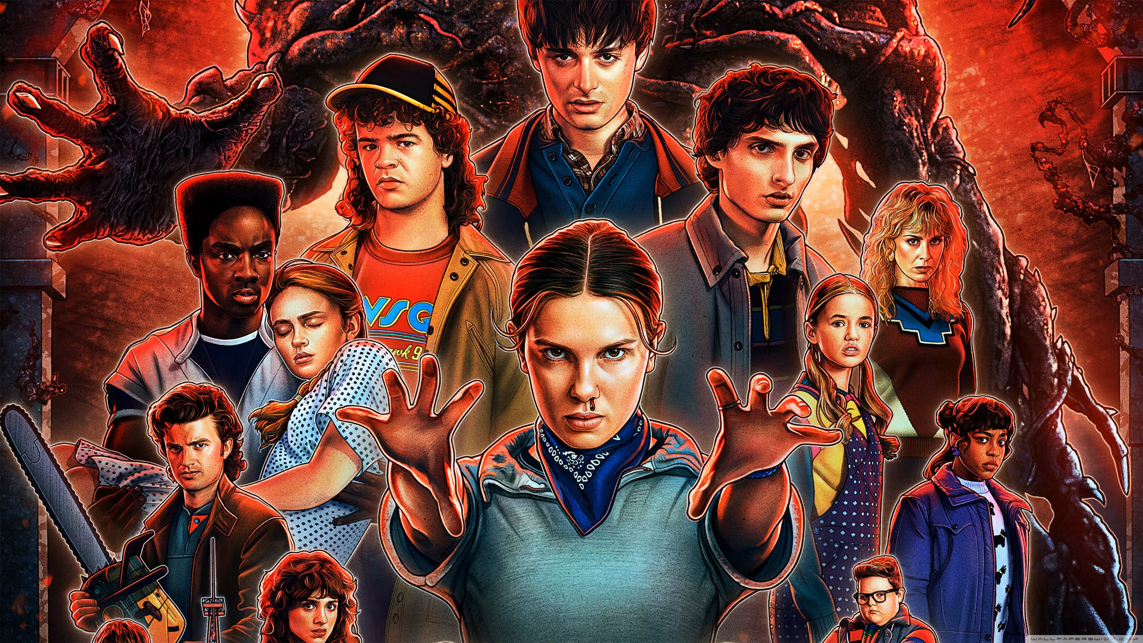 Stranger Things Season 5 TV Series 4K UHD Wallpaper for UltraHD Desktop and TV, Widescreen and UltraWide Display, Dual Monitor