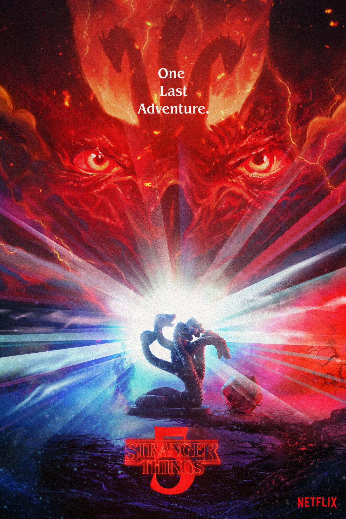 Stranger Things 5. Poster By Estevansilveira