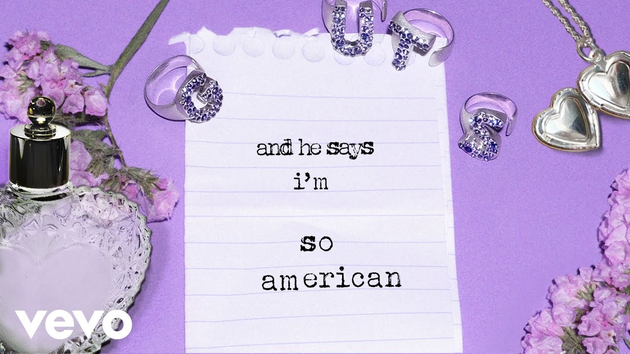 Olivia Rodrigo american (Official Lyric Video)