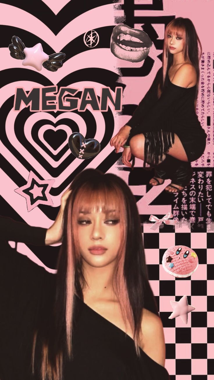 megan #megan #megankatseye #katseye #katseyemegan #meganskiendel #pink #black #gnarly