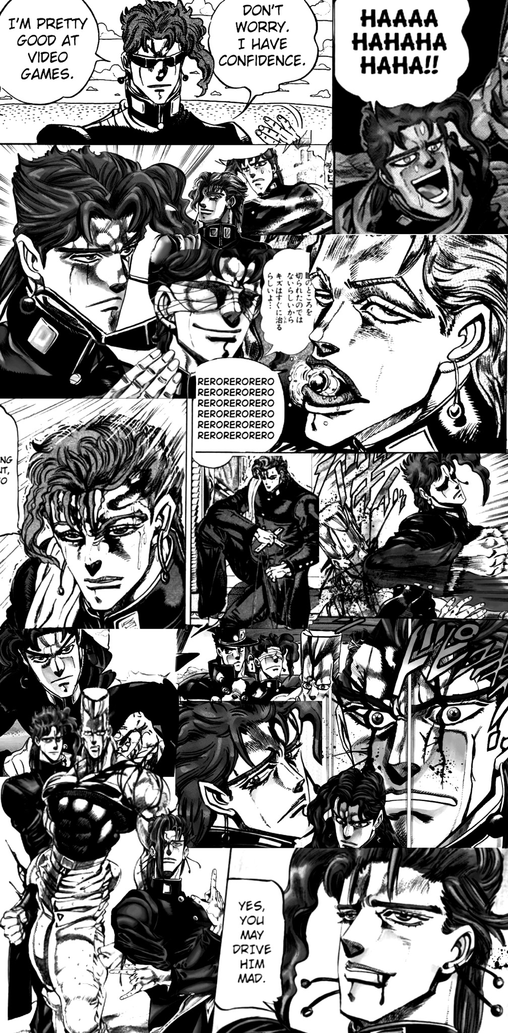 Kakyoin's manga panel wallpaper. Not my best work but it exists. Kakyoin Noriyaki 1, 2, & 3