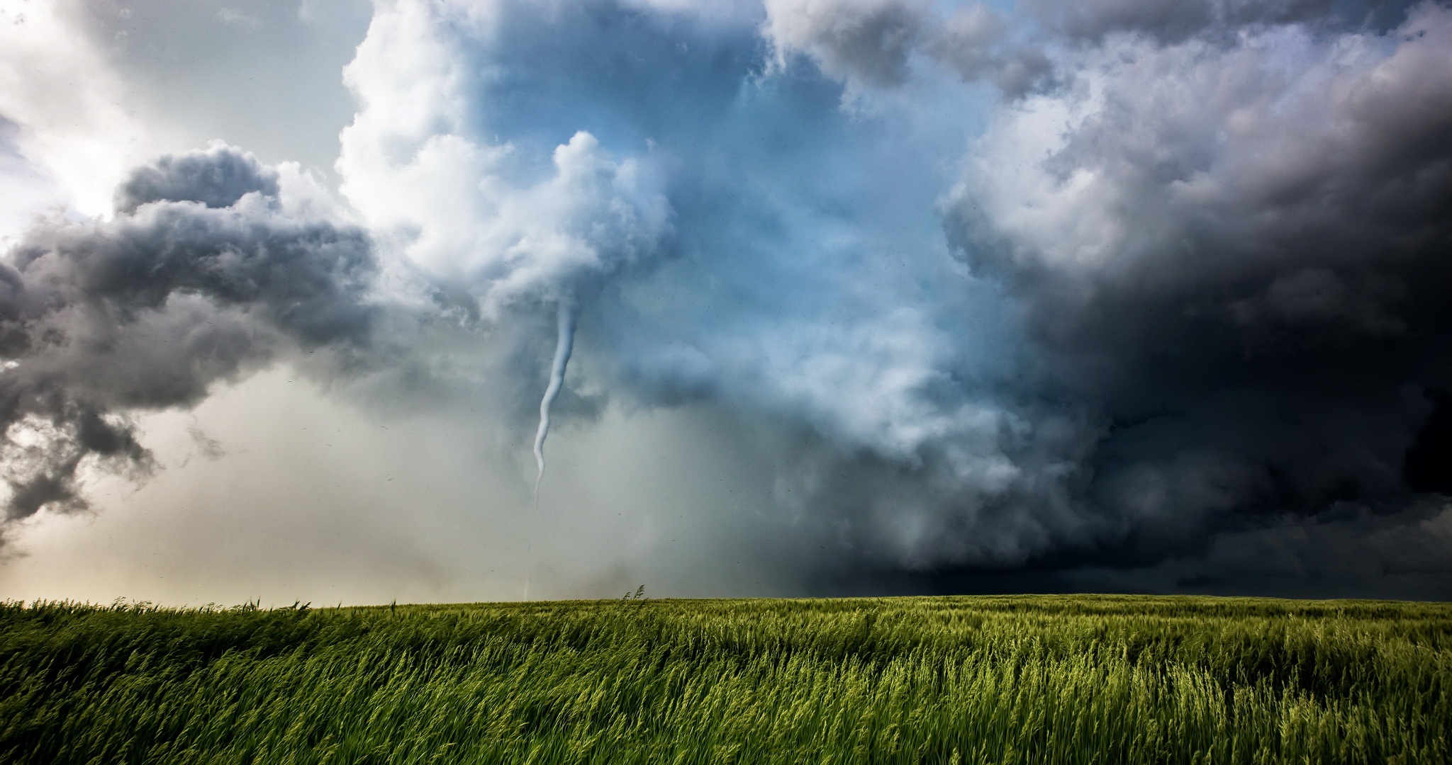 Desktop wallpaper: Tornado, Field, Earth, Cloud, Nature, Storm 4K free download for PC. 946060