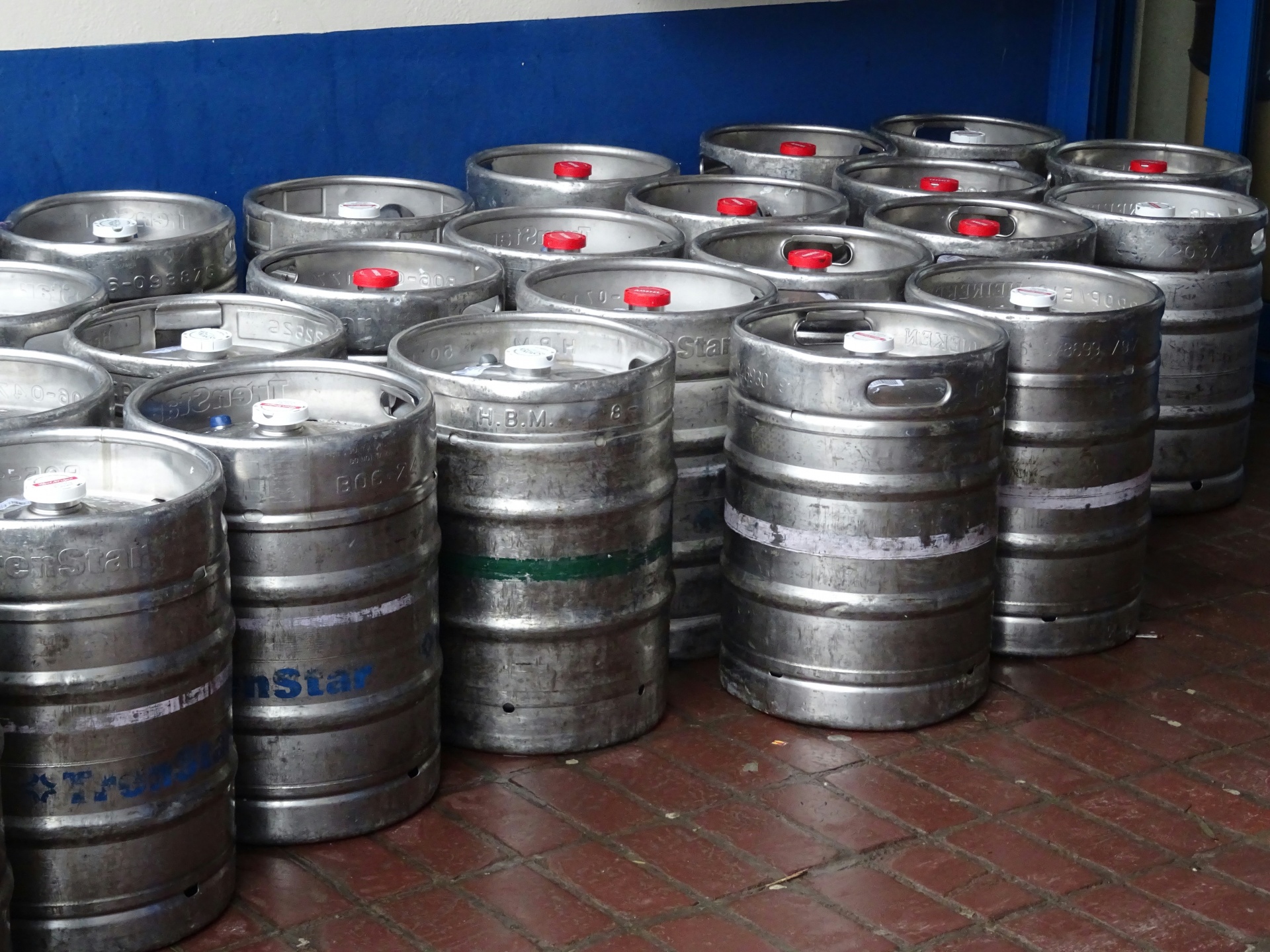 Download free photo of Beer, barrel, barrels, beers, keg