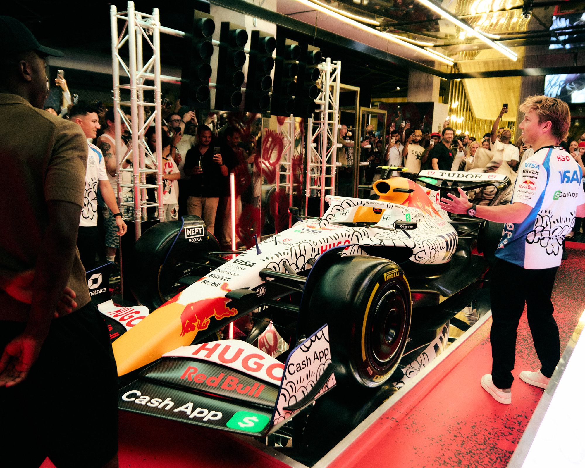 Olaolu Slawn Brings Street Art to the Track in HUGO x Racing Bulls F1 Collaboration