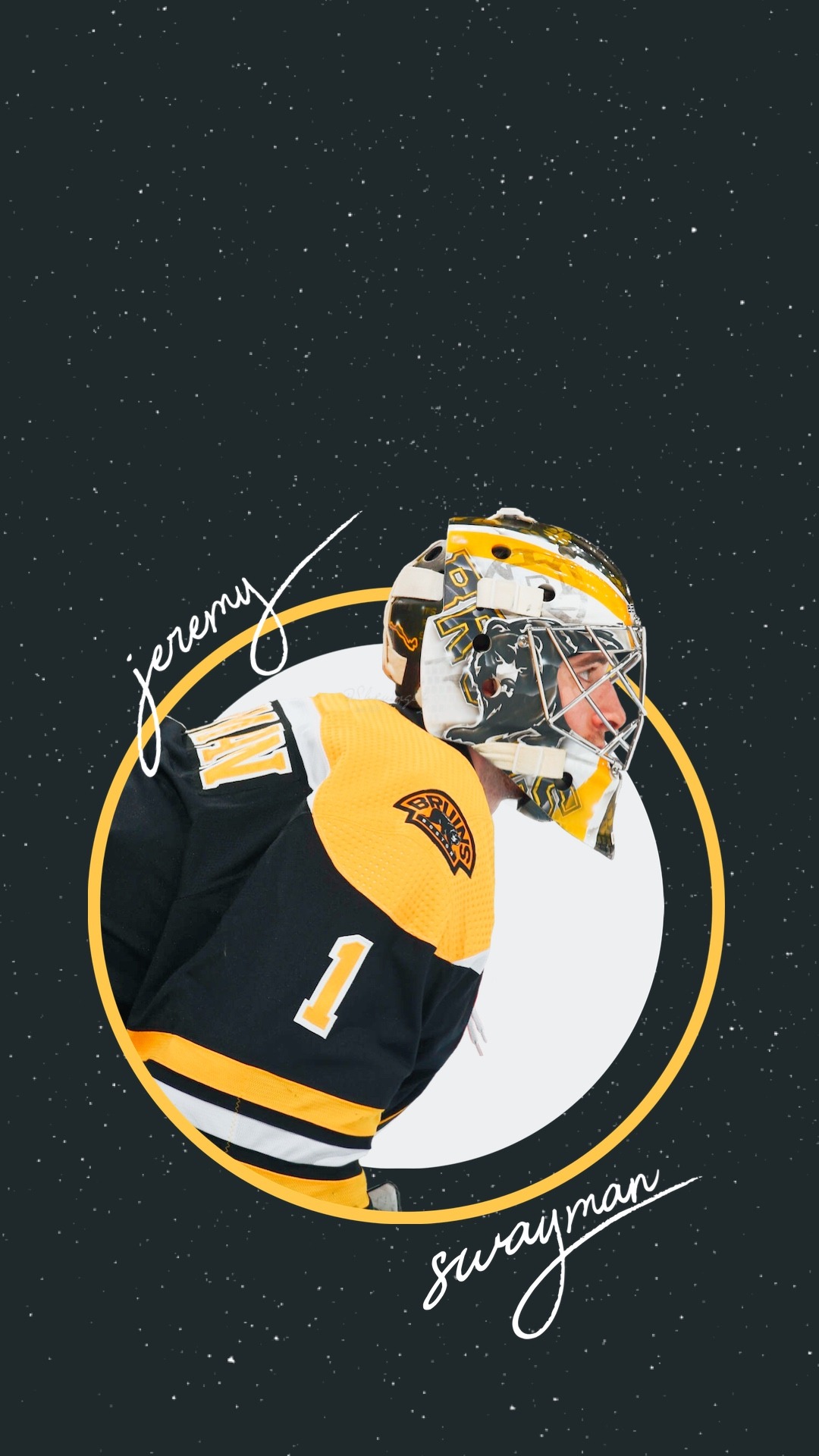 wallpaper • jeremy swayman + cute aesthetic Credits of the wallpaper' elements and style go to their respective owners. I only