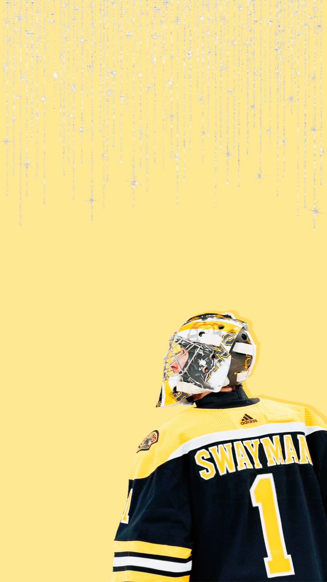 wallpaper • jeremy swayman + cute aesthetic Credits of the wallpaper' elements and style go to their respective owners. I only