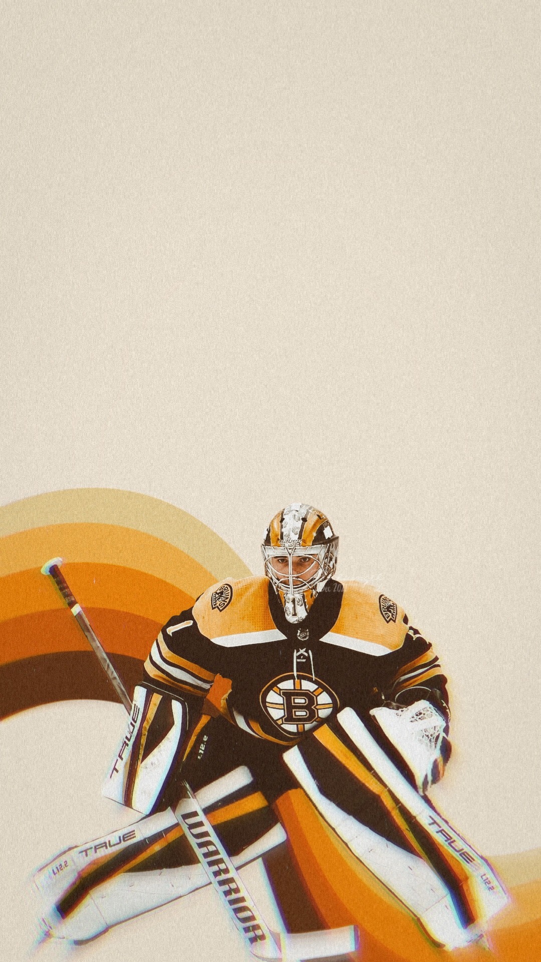 wallpaper • jeremy swayman + '70s retro Requested by anon Credits of the wallpaper' elements and style go to their respective