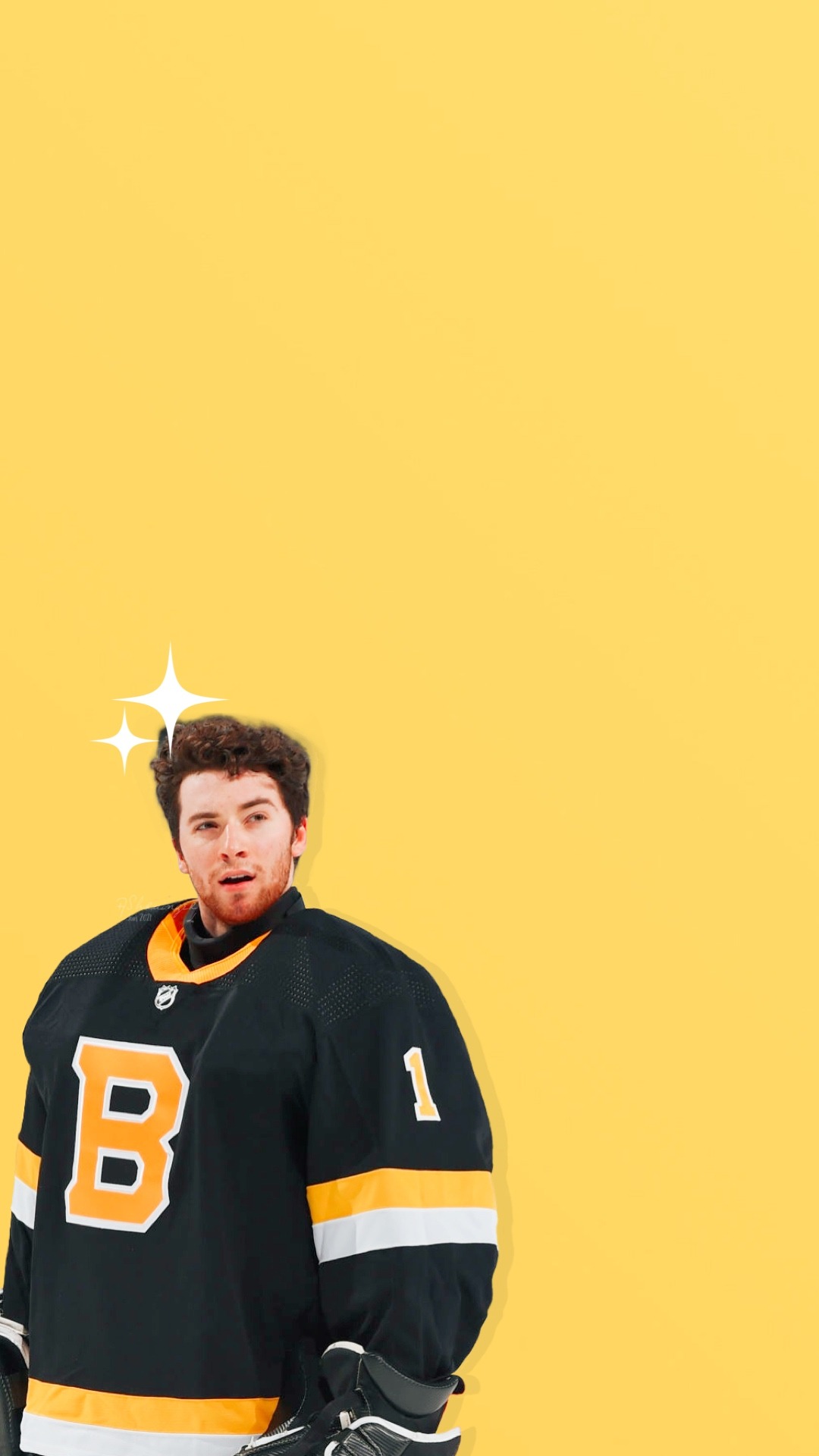 wallpaper • jeremy swayman + cute aesthetic Credits of the wallpaper' elements and style go to their respective owners. I only