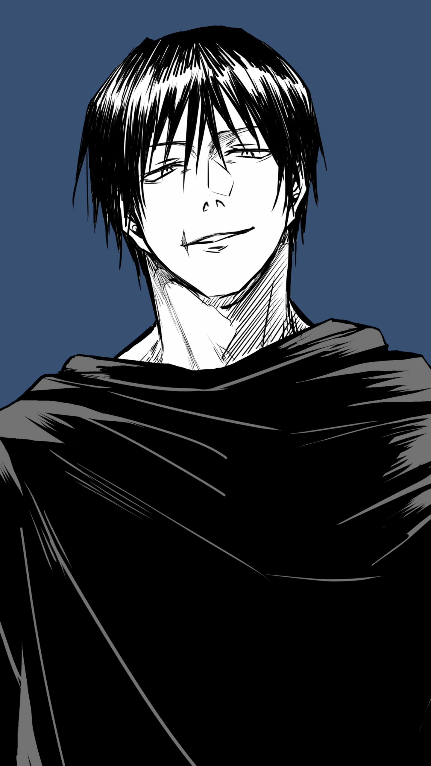 Toji Fushiguro Wallpaper 4K, Minimal art, Jujutsu Kaisen