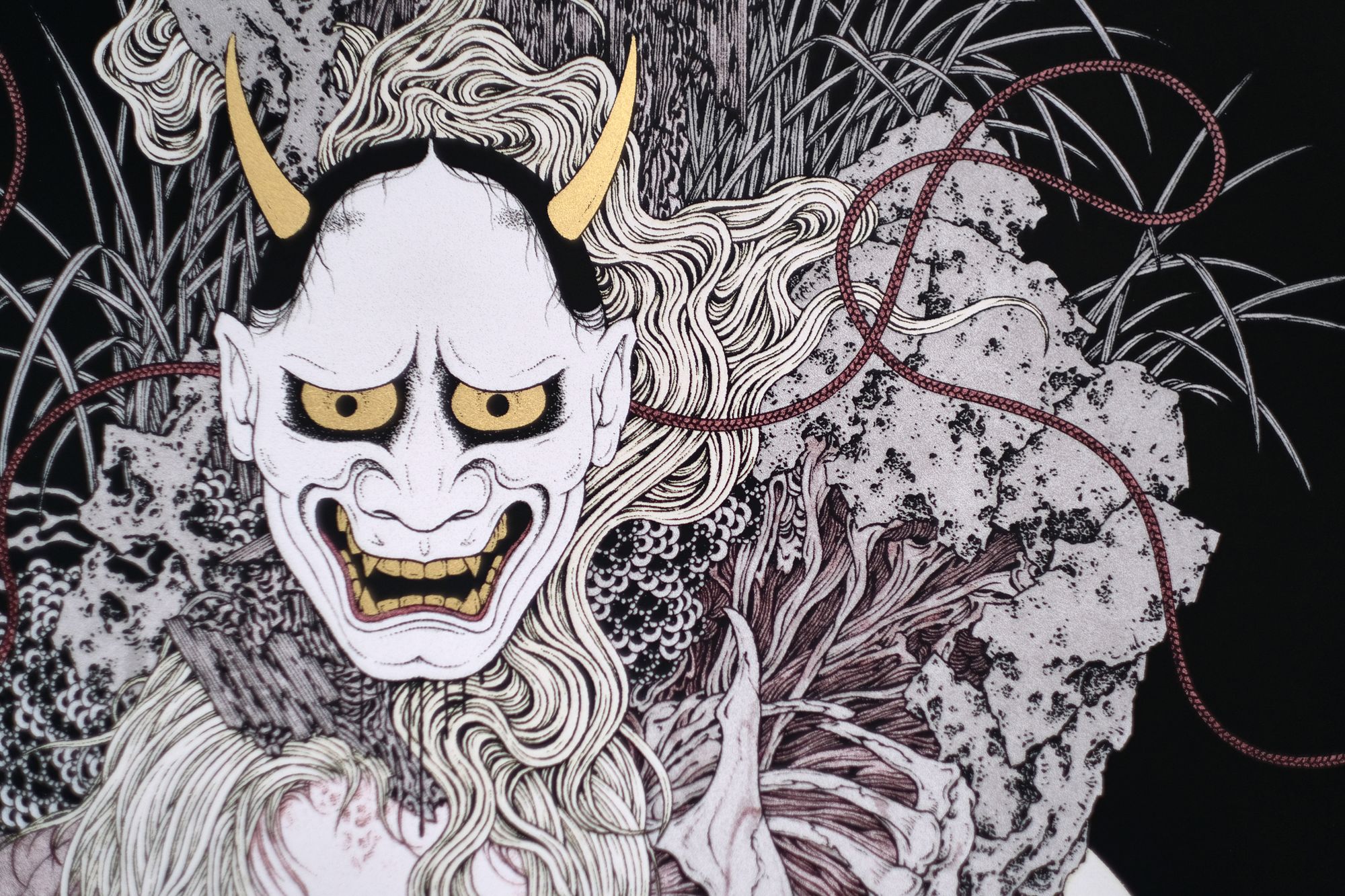 Onibaba and Kuroneko, screenprinted alt. movie posters