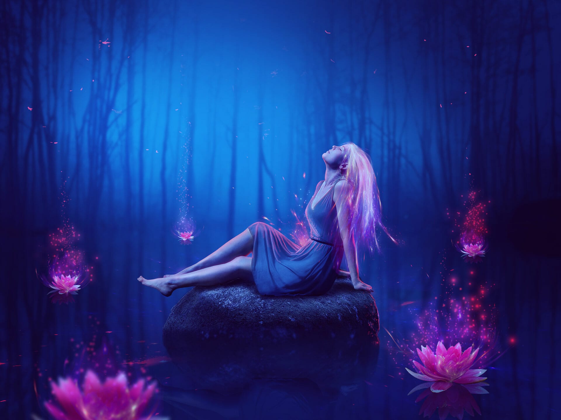 How to Create a Fantasy Lake Scene with Adobe Photohop