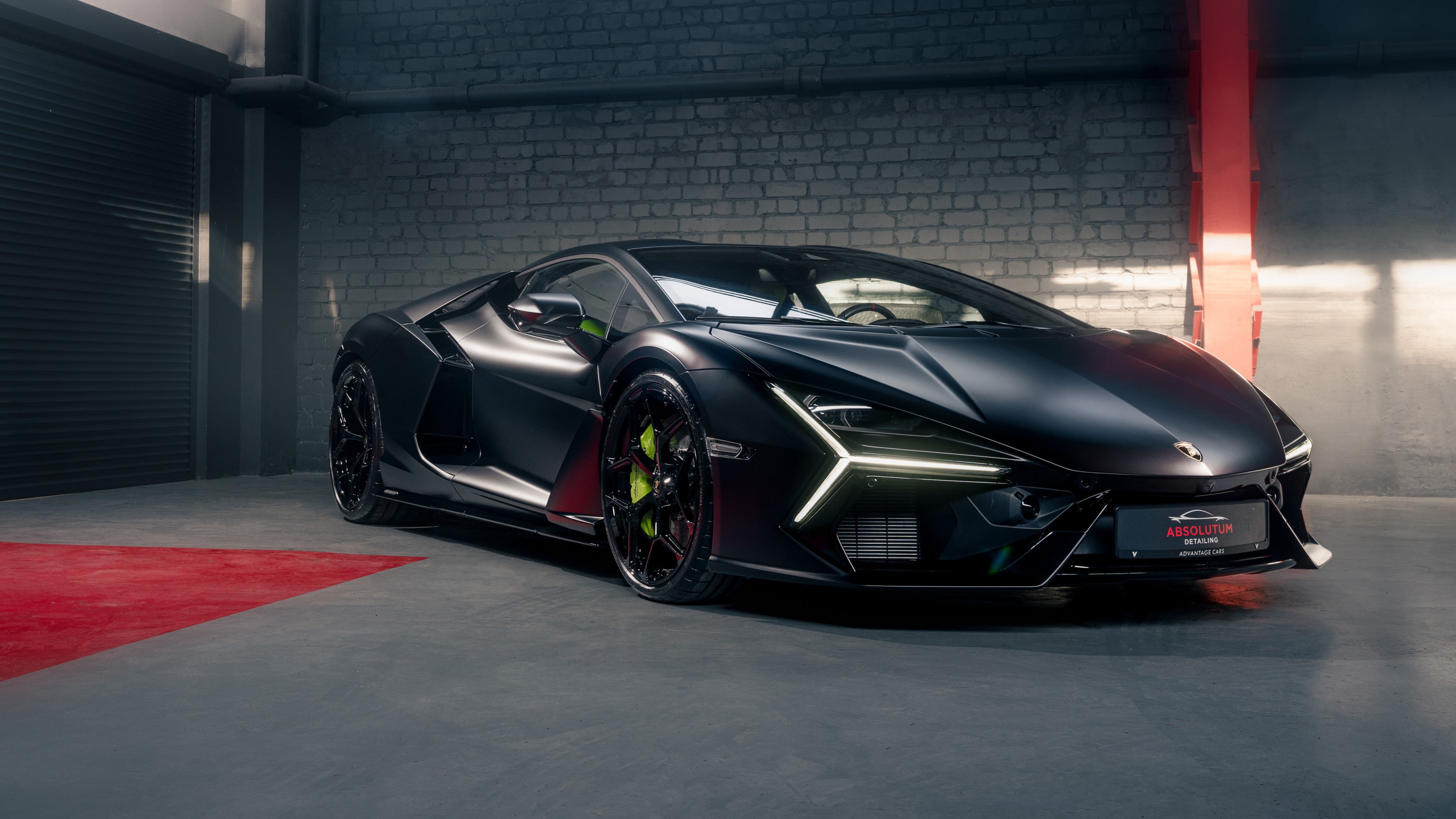 black Lamborghini Revuelto Car 4K 5K HD Cars Wallpaper