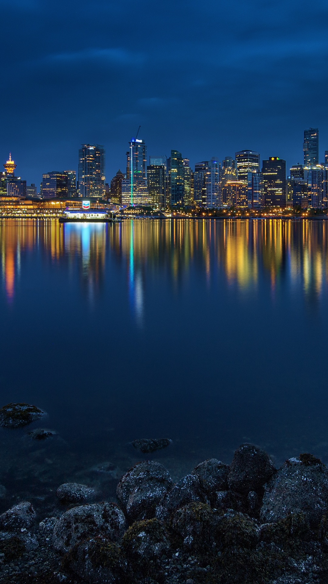 Vancouver City Wallpaper 4K, Canada, Body of Water, Cityscape