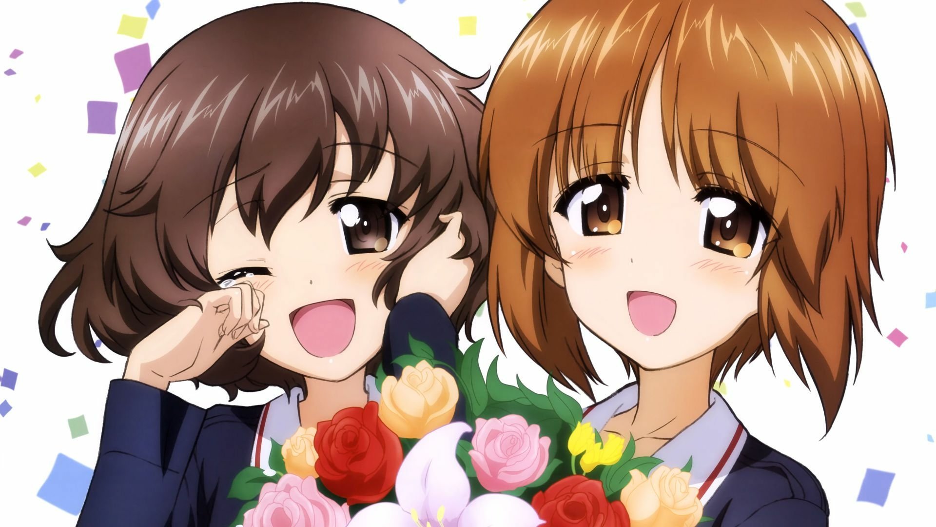 Download Miho Nishizumi Yukari Akiyama HD Wallpaper