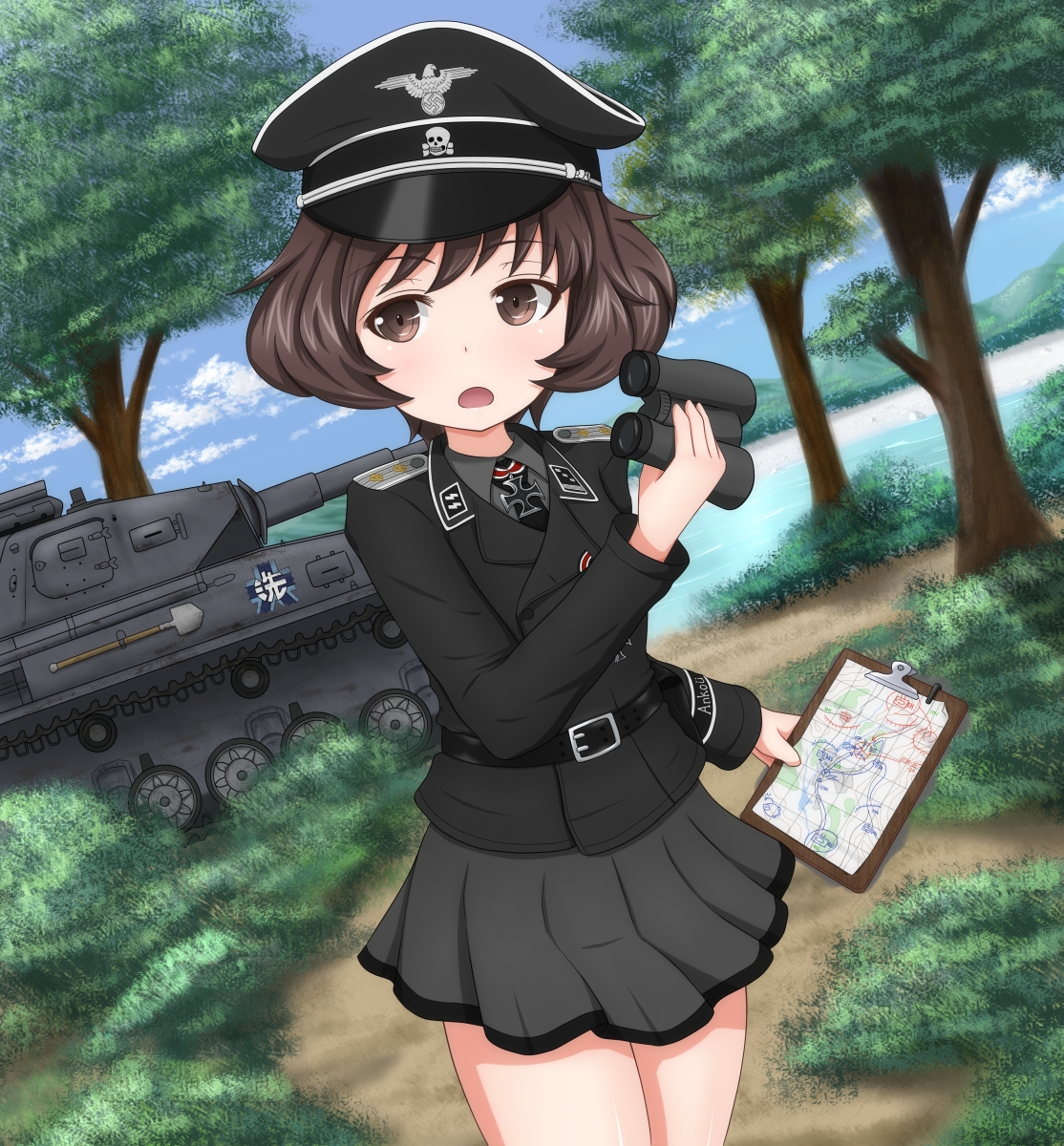 Akiyama Yukari Akiyama und PANZER Anime Image Board