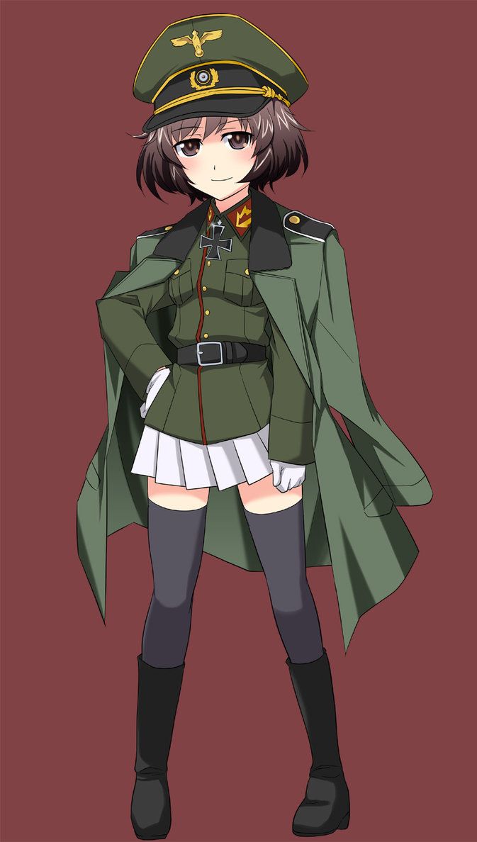i know i know maybe found another on the web but still it is awsome to see Yukari Akiyama in uniform as Guderian who knows maybe she can comitted with Riko Matsumoto