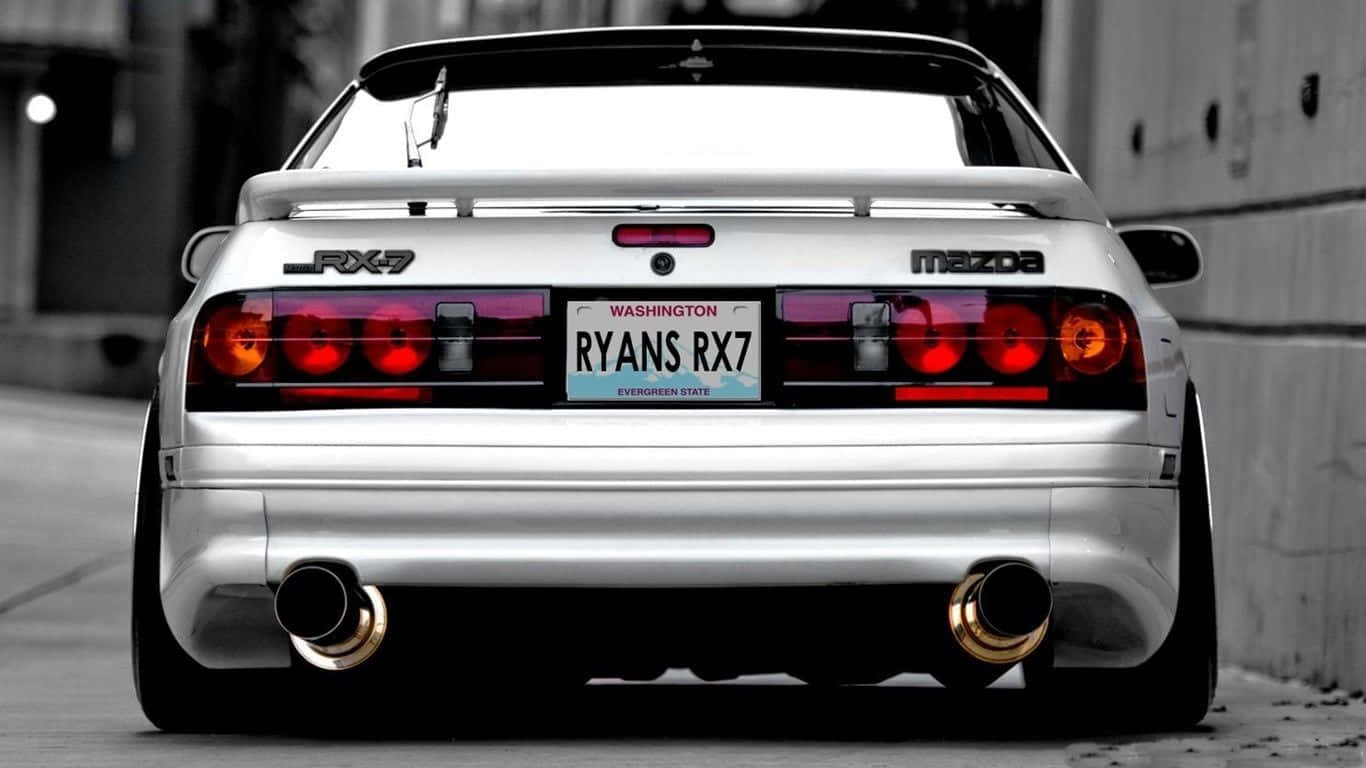 Download Sleek elegance of the RX7 FC car model Wallpaper