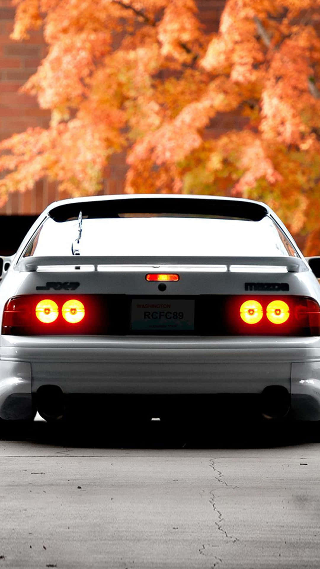 Download Back View Of Mazda Rx7 Fc Classic Code Wallpaper