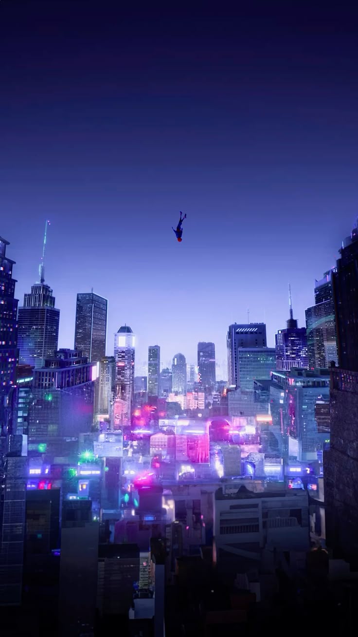 Wallpaper Miles Morales Brooklyn City