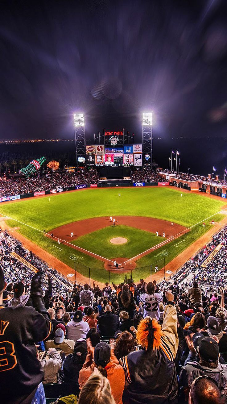 ATT Park San Francisco Giants Baseball Stadium iPhone 6 Wallpaper #cuteiphonewallpapertumbl