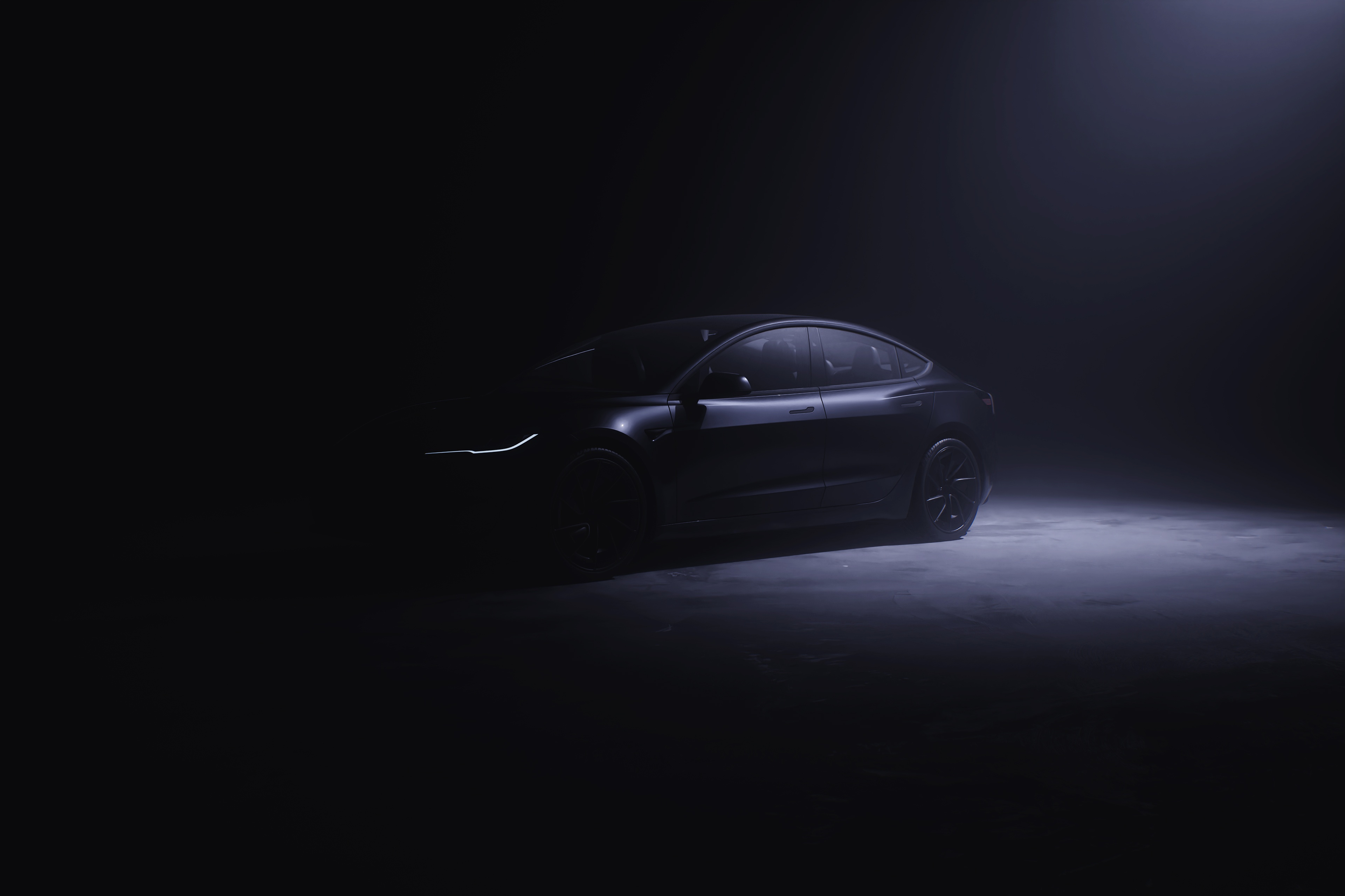 Wallpaper Tesla, 2024, Tesla Model 3 Performance for mobile and desktop, section другие марки, resolution 3840x2560
